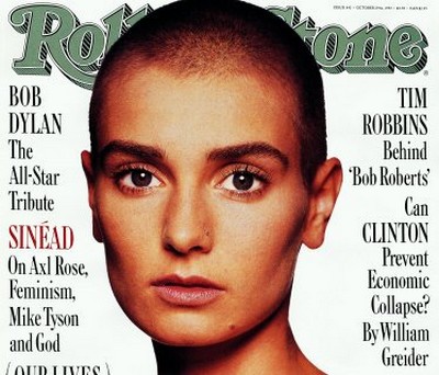 Sinead O'Connor su una vecchia cover di Rolling Stone
