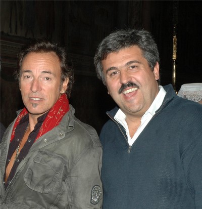 Bruce Springsteen con Claudio Trotta
