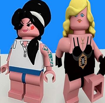 Winehouse e Madonna in versione Lego