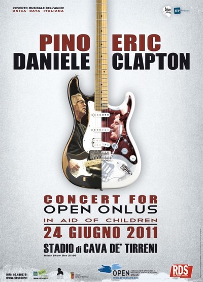 Concerto di Eric Clapton e Pino Daniele
