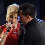 Emma e Kekko dei Modà a Sanremo 2011