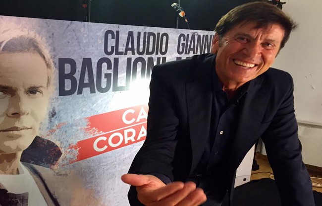 Gianni Morandi per Capitani Coraggiosi - foto dal profilo FB ufficiale di Morandi