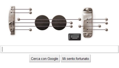 Doodle Google dedicato a Les Paul