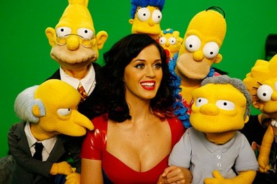 Katy Perry con i Simpson