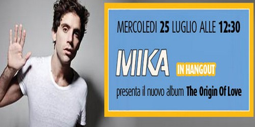 Mika su Google+ per presentare il nuovo album