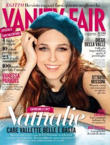 Nathalie Giannitrapani sulla copertina di Vanity Fair