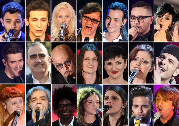 I campioni in gara al Festival di Sanremo 2016