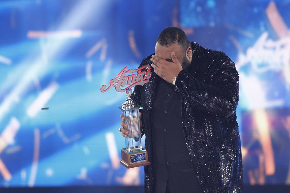 Sergio Sylvestre vincitore Amici 15