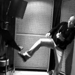 Vasco Rossi in studio di registrazione