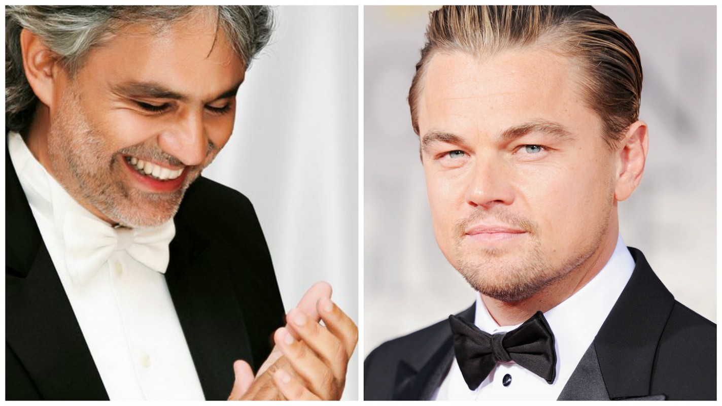 ANDREA BOCELLI-LEONARDO DI CAPRIO