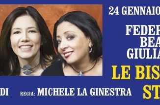 La locandina de "Le bisbetiche stremate - Tris" con Giulia Ricciardi, Federica Cifola e Beatrice Fazi