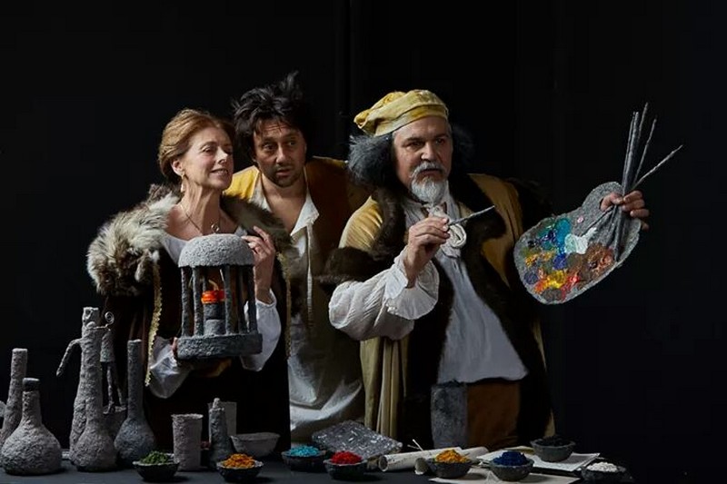La famiglia Rembrandt sconfitta dai tulipani al teatro dei Conciatori di Roma