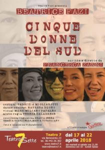 Beatrice Fazi in "Cinque donne del sud" al Teatro sette di Roma