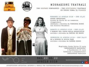 Locandina Migrazioni Teatrali