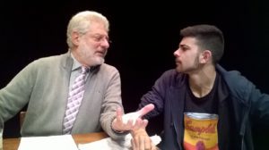 Parlo italiano al Teatro Libero di Palermo - nella foto G.Angione e F.Sciuto