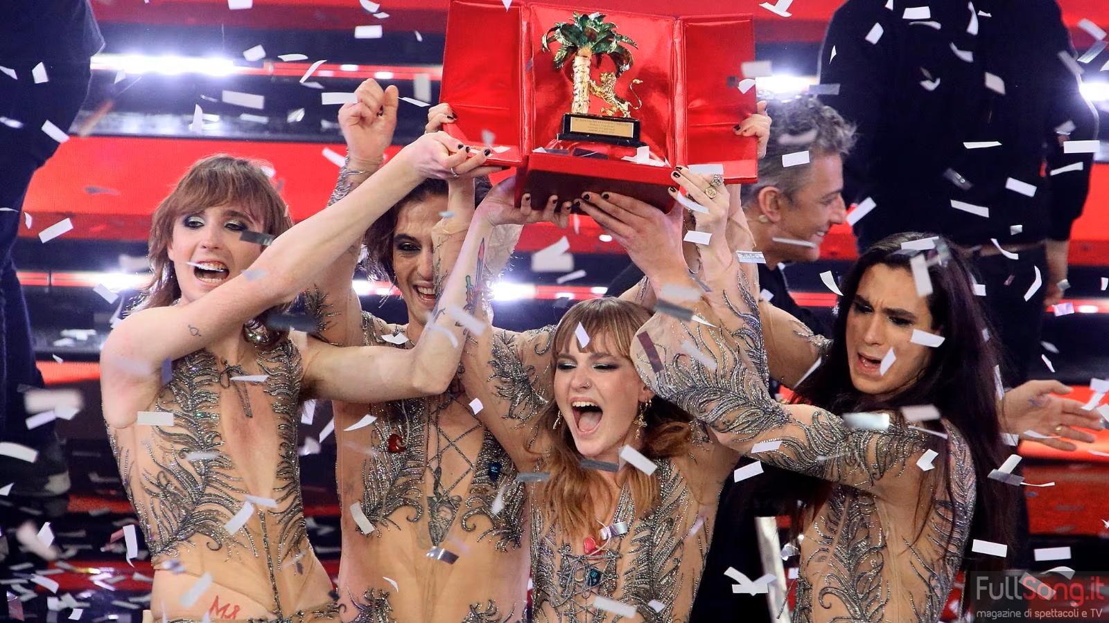 Maneskin Sanremo 2021 vincitori - Foto Ufficio Stampa RAI