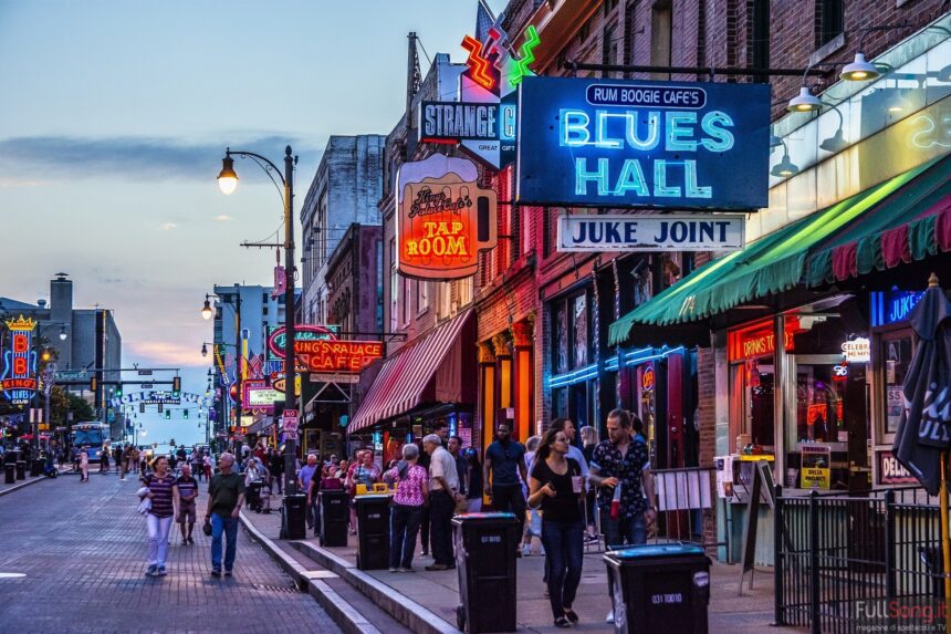 Blues Hall a Beale Street, Memphis- Foto di Bruce Emmerling/Pixabay