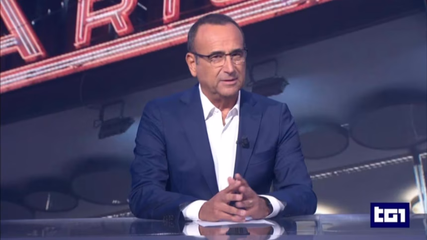 Carlo Conti a Rai 1 per Sanremo 2025- Foto Uff. Stampa RAI