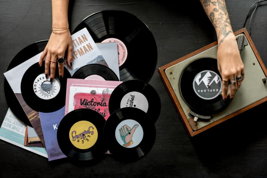 Collezione di dischi in vinile - Foto U+