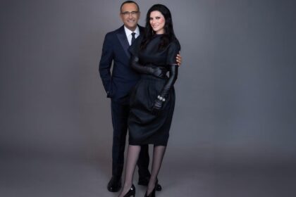 Carlo Conti e Laura Pausini - Foto Uff. Stampa RAI