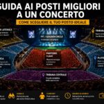 Guida ai posti migliori a un concerto tra platea, parterre, pit e tribuna
