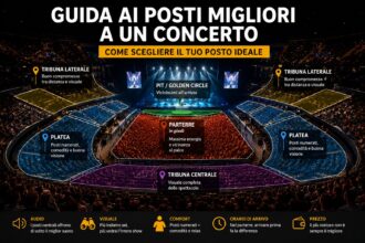 Guida ai posti migliori a un concerto tra platea, parterre, pit e tribuna